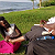 Post: Film Star, Lupita Nyongo, massaging his father, Prof. Anyang Nyongos feet at Hippo Points, a...
